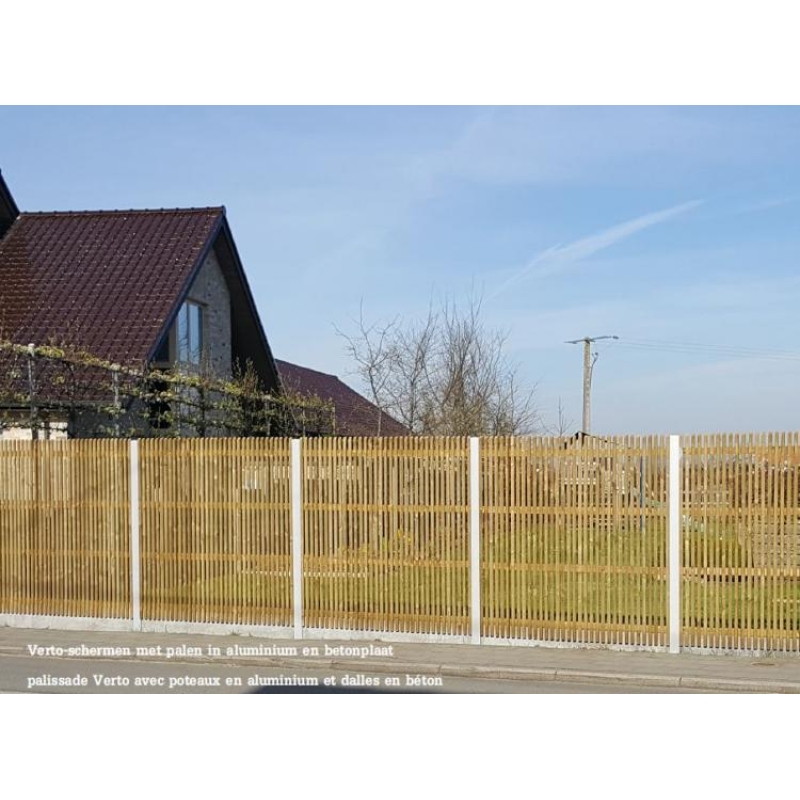 Tuinscherm in hout model Verto Agrodieren - HSCH-VERTO-180X180