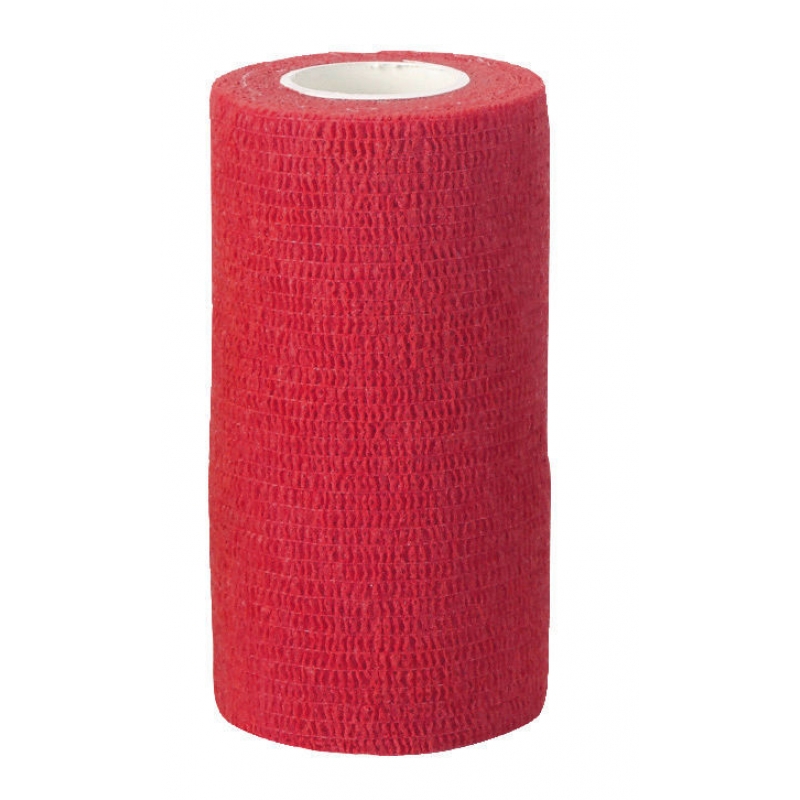 VetLastic zelfhecht. bandage, rood 10cm - 1676