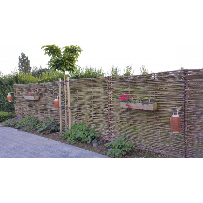 Tuinscherm in hout model Hazelaar Agrodieren - HSCH-HAZELAAR-180X180