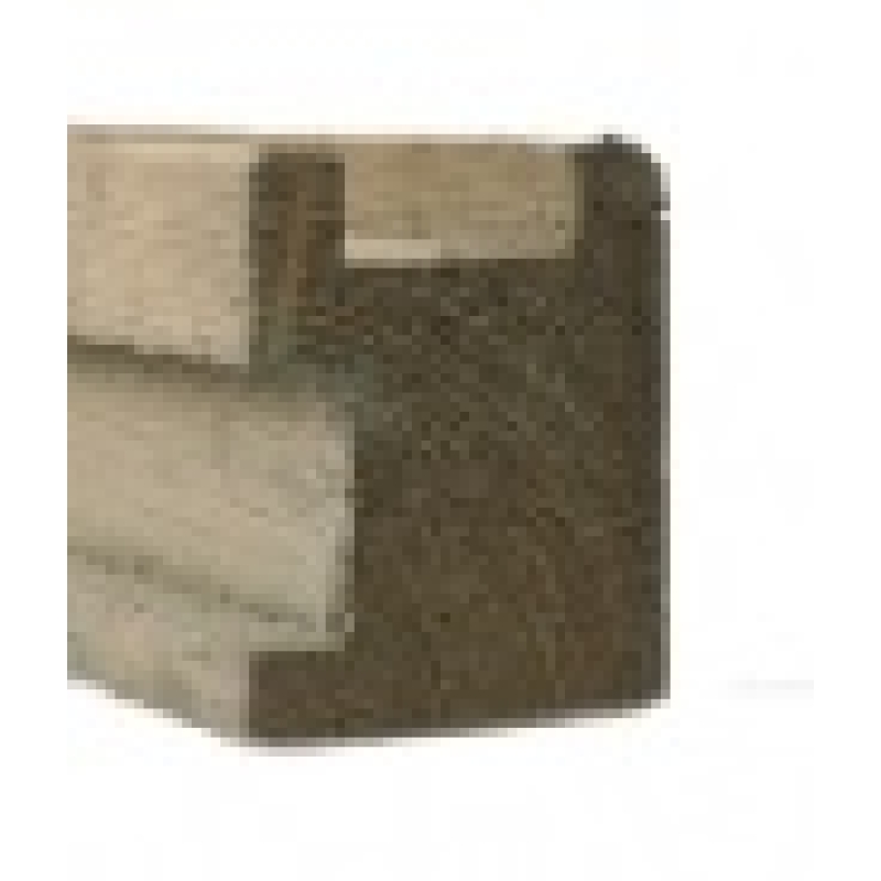 Gleufpaal in hout voor tuinscherm H270 geimpregneerde den naaldhout Agrodieren - HSCH-P-HOEK-270-12