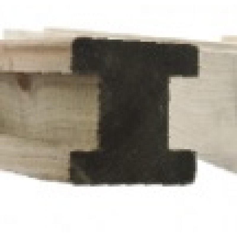 Gleufpaal in hout voor tuinscherm H250 geimpregneerde den naaldhout Agrodieren - HSCH-P-TUSSEN-250