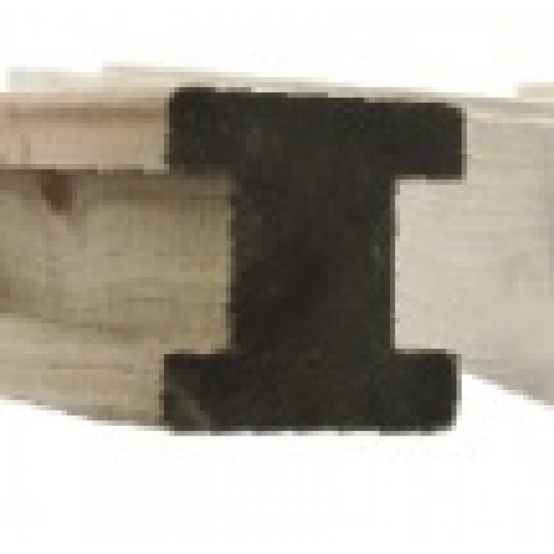 Gleufpaal in hout voor tuinscherm H270 geimpregneerde den naaldhout Agrodieren - HSCH-P-TUSSEN-270-12