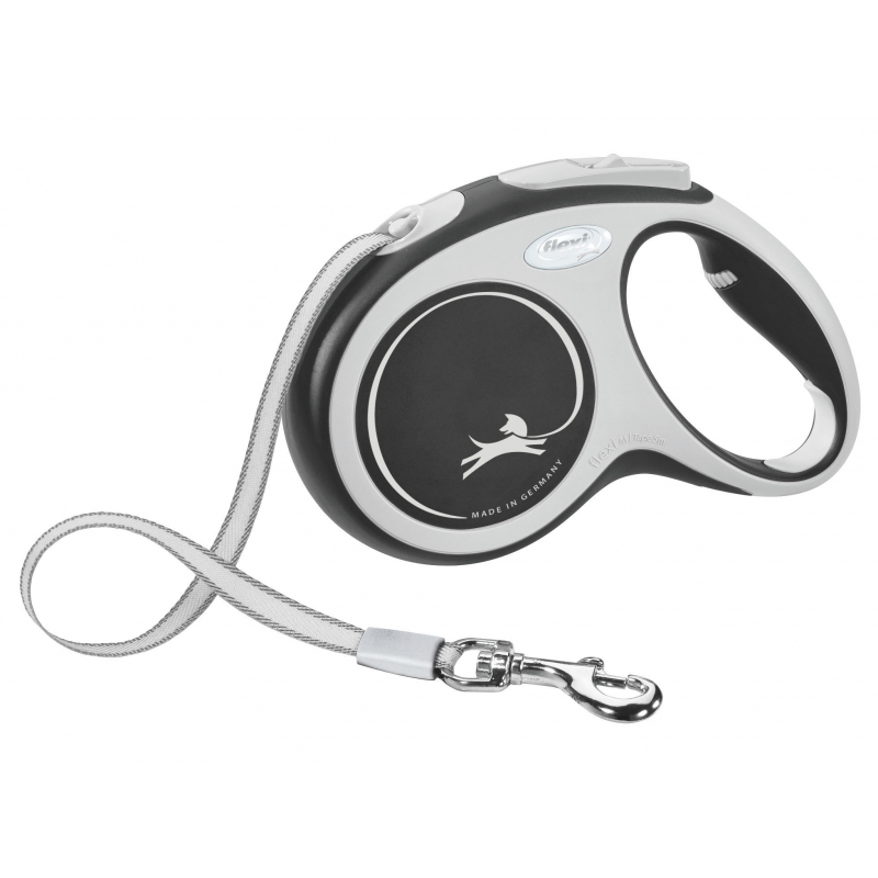 Flexi new comfort - koord 5M - max 25kg - zwart - 80196
