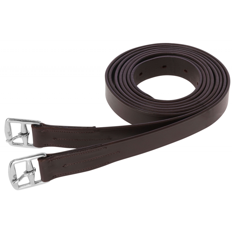 Stijgbeugelriem, 145 cm, - bruin, verpakt - 323471