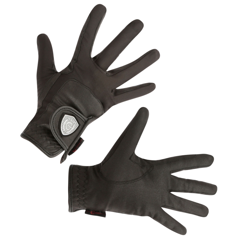 Paardrijhandschoenen Dana zwart, maat XL - 3211566