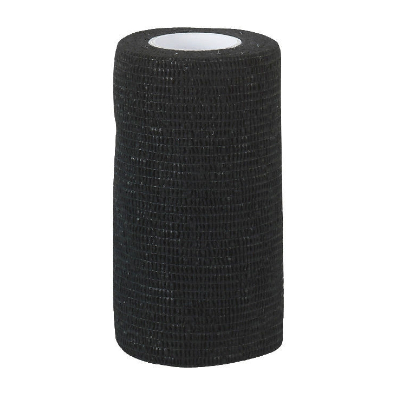 EquiLastic zelfhechtende bandage, zwart, 10cm breed - 1697