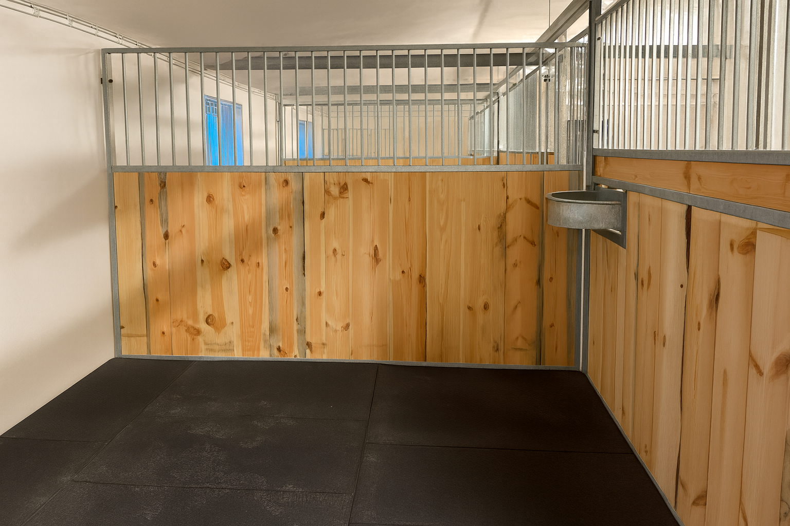 sol intérieur d’écurie confortable et hygiénique